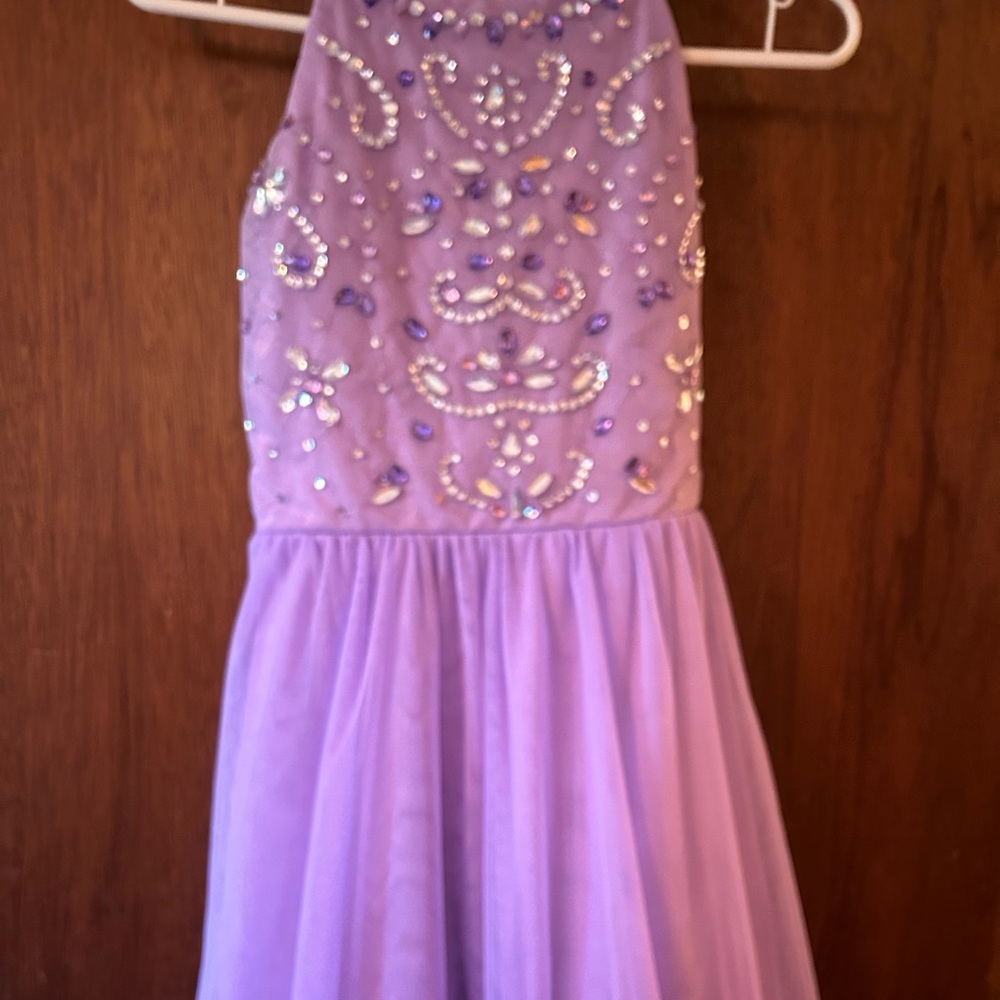 Girls purple dress